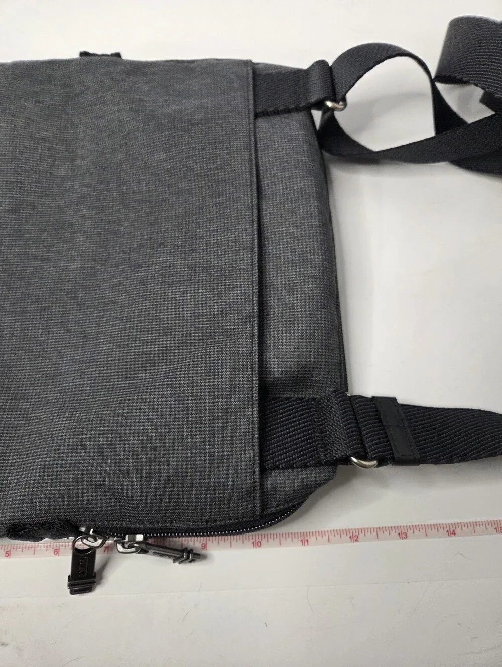 Tumi eastern zip top flap crossbody heather Grey Crossbody Messenger Bag for Men
